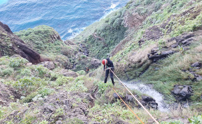 Canyoning in Achadas da Cruz