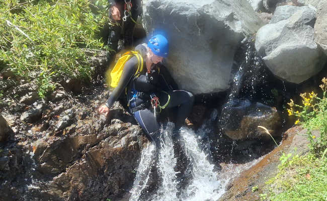 Klettern im Canyon