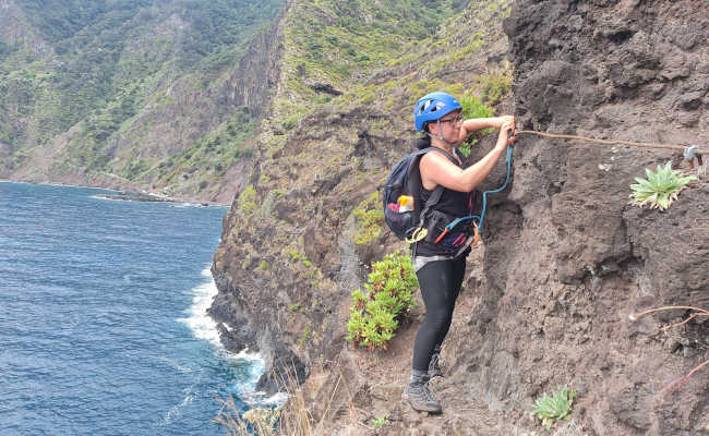 Via Ferrata in Santana