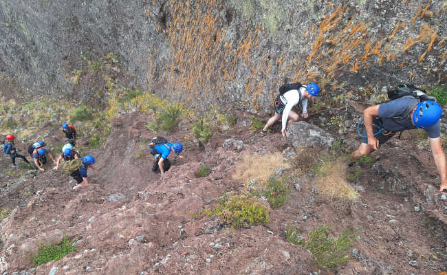 Bergsteigen in Madeira