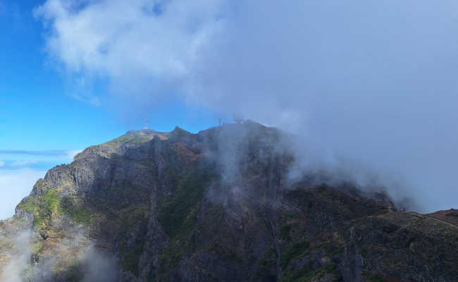 Anstieg zum Pico Arieiro