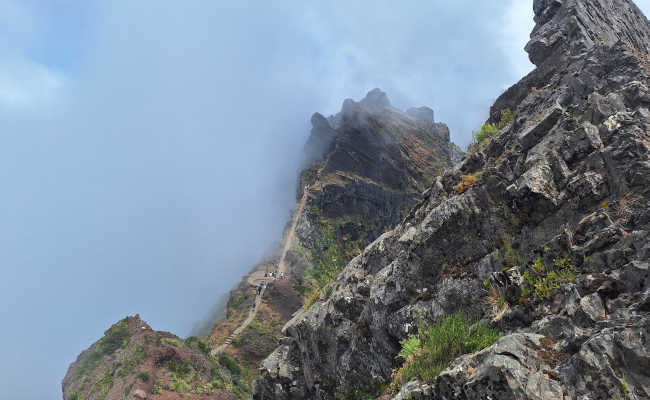 Wolkenwand am Pico Arieiro