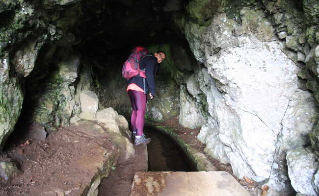 Tunnel in Santana