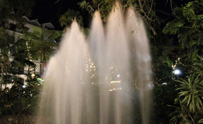 Wasserfontäne im Park