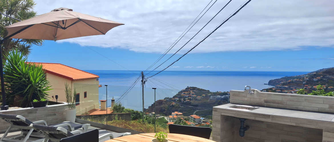 Terrasse im Casa Vento in Madeira